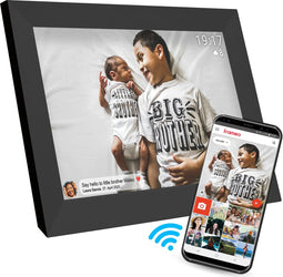 Denver Digitale Fotolijst 10.1 inch - HD - Frameo App - Fotokader - WiFi - 16GB - IPS Touchscreen - PFF1026B