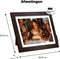 Denver Digitale Fotolijst 15.6 Inch - Hout - XL - Full HD - Frameo App - Fotokader - WiFi - 16GB - IPS Touchscreen - PFF1543DW