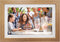 Denver Digitale Fotolijst 15.6 Inch - XL - Hout - Full HD - Frameo App - Fotokader - WiFi - 8GB - IPS Touchscreen - PFF1542LW