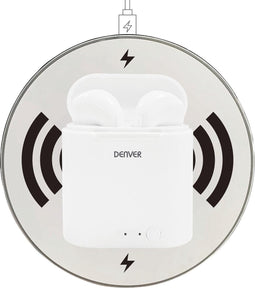 Denver Draadloze Oordopjes met QI charger - Bluetooth Oordopjes - Belfunctie - Draadloze Oortjes- - TWQ40P