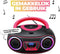 Denver Draagbare DAB Radio CD Speler Kinderen - Bluetooth - Lichteffecten - Boombox - AUX - FM - TDB212PINK