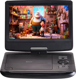 Denver Draagbare DVD Speler Auto - 10 inch - Incl. Hoofdsteunhouder - USB - Draaibaar Scherm - MT1097
