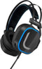 Denver GHS-131 - koptelefoon - headset - gaming headset - met microfoon - USB aansluiting - LED verlichting - Zwart