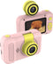 Denver Kindercamera Full HD - Flip Lens voor Selfies - 40MP - Digitale Camera Kinderen - Foto en Video - Spelletjes - KCA1351 - Roze