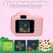 Denver Kindercamera Full HD met Printer - Selfie Camera - 48MP - Digitale Camera Kinderen - Foto en Video - Spelletjes - KPC1370 - Roze