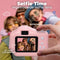 Denver Kindercamera Full HD met Printer - Selfie Camera - 48MP - Digitale Camera Kinderen - Foto en Video - Spelletjes - KPC1370 - Roze