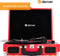 Denver Platenspeler - Ingebouwde Speakers - Incl. PC Software - Auto-stop - Retro - VPL120 - Rood