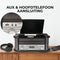 Denver Retro Platenspeler - Ingebouwde Speakers en Versterker - DAB Radio - Radio CD Speler - MRD51 - Hout