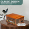 Denver Retro Platenspeler - Ingebouwde Speakers en Versterker - DAB Radio - Radio CD Speler - MRD51 - Hout