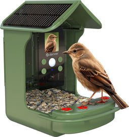 Denver Vogelhuisje met Camera - Full HD - 12MP - Foto en Video - Vogelvoederhuisje - Kijkhoek van 100 graden - BFC1200