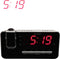 Denver Wekkerradio met Projectie - Digitale wekker - FM Radio - Dubbel Alarm - CRP618 - Zwart