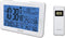Denver WS-530 White - Weerstation met alarmfunctie - Binnen- en Buitenshuis - Luchtvochtigheid meter - Indicator voor openstaande ramen - Wit