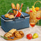 Ceruzo Koelmand Blauw - Opvouwbare Picknickmand - Rits - 40 x 23 x 20 cm