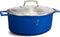 Saveur Selects - Gietijzeren Braadpan Ø30 cm - PFAS-vrij - Geschikt voor Inductie & Oven - Klassiek Blauw
