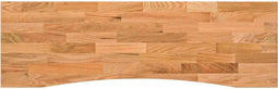 vidaXL - Bureaublad - rechthoekig - 160x50x2,5 - cm - eikenhout - lichtbruin