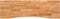 vidaXL - Bureaublad - rechthoekig - 160x50x2,5 - cm - eikenhout - lichtbruin