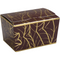 Depa - Ballotin | Leaves | karton + PP | 150gr | 89x60x55mm | bruin/goud | 50 stuks