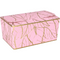 Depa - Ballotin | Leaves | karton + PP | 375gr | 125x73x62mm | roze/goud | 50 stuks