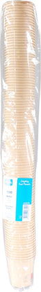 DEPA® - Beker - Bamboepapier/PE - 100ml - 4oz - - sleeve met 100 stuks