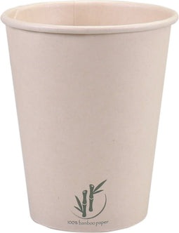 DEPA® - Beker - Bamboepapier/PE - 250ml - 8oz - - sleeve met 50 stuks