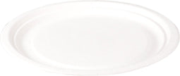 DEPA® Bord - rond - 1-vaks - karton - Ø18cm - wit - 100 stuks