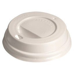 Depa - Deksel depa ¢70mm met drinkgat wit 100st.
