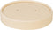 Depa® Deksel | Papier + PE | Ø90mm | 17mm | naturel | 25 stuks