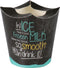 DEPA® - IJsbeker - ICE is (N)ICE - Karton + PE - opstaande rand - 250ml - 10oz - zwart/lichtblauw - 50 stuks