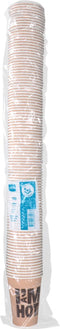 Depa® | Koffiebeker | I´M a HOT cup | Karton + PE | 180ml | 7.5oz | 93mm | bruin | 2000 stuks