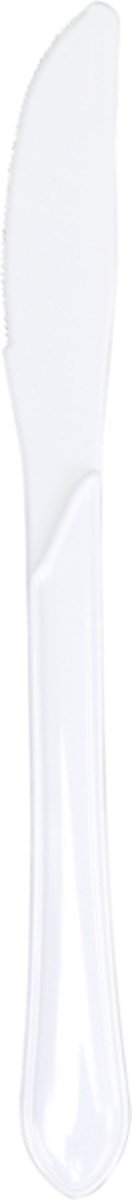 Depa - Mes - reusable - wit - PS - 195mm - 50 stuks