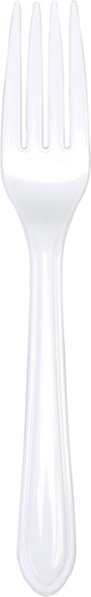 Depa® | Plastic | Vork | Reusable | 180mm | Wit | 50 stuks
