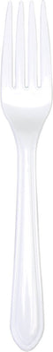 Depa® | Plastic | Vork | Reusable | 180mm | Wit | 50 stuks