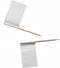 DEPA® Prikker - decoratieprikker voor snacks - Vlag - Hout - 65mm - wit - 500 stuks