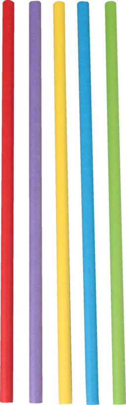 DEPA® Rietje - drinkrietje - papier - 200mm - dispenserdoos - assorti - 250 stuks