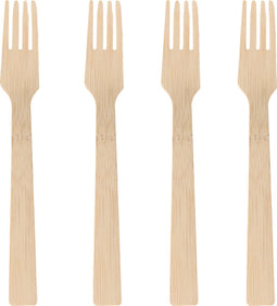 DEPA® Vork - bamboe - 170mm - naturel - 50 stuks