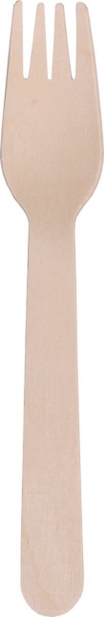 DEPA® Vork - hout - 160mm - naturel - 100 stuks