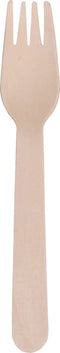 DEPA® Vork - hout - 160mm - naturel - 100 stuks