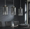 DePauwWonen 3L Glass metallic grey Hanglamp - excl led lampen - E27 - Chroom ; Zilver