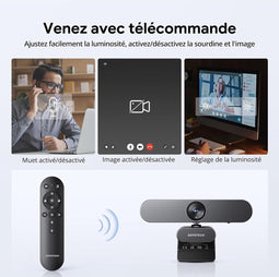 DEPSTECH DW50 Pro 4K Webcam - Ultieme Beeldkwaliteit en Geavanceerde Functies