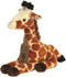 Aurora Pluche dieren knuffel - giraffe - 21 cm - liggend - wilde dieren knuffel