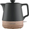 Concept RK0062 - Keramische Waterkoker 1L - 1200W - Antraciet met Houtstructuur