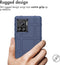 iMoshion Hoesje Geschikt voor Motorola Edge 30 Ultra Hoesje Siliconen - iMoshion Rugged Shield Backcover - Blauw