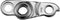 Derailleurdeel marwi union achter pad gh-087 met schroeven m10x10 - ZILVER