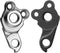 Derailleurdeel marwi union achter pad gh-088 met schroeven m5x08 2 - ZILVER