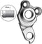 Derailleurdeel marwi union achter pad gh-088 met schroeven m5x08 2 - ZILVER