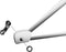 Derailleurdeel marwi union achter pad gh-099 met schroefring - ZILVER