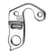 Derailleurdeel marwi union achter pad gh-156 voor oa scott - ZILVER