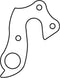Derailleurpad Marwi GH-057 diverse merken