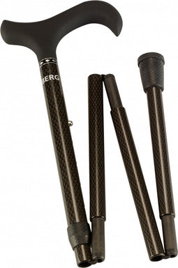 Derby handgreep | Opvouwbare Carbon Wandelstok