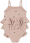 Konges Slöjd Manuca Frill badpak kind - Cherry blush - Maat 4 jaar